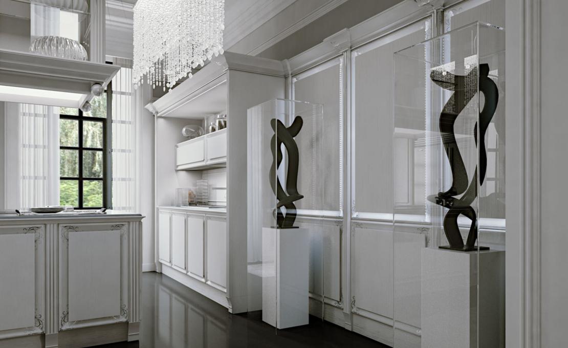 Кухня модель Nuvola от фабрики Busatto Mobili