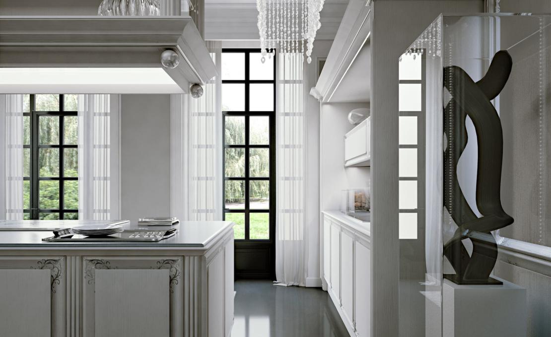 Кухня модель Nuvola от фабрики Busatto Mobili