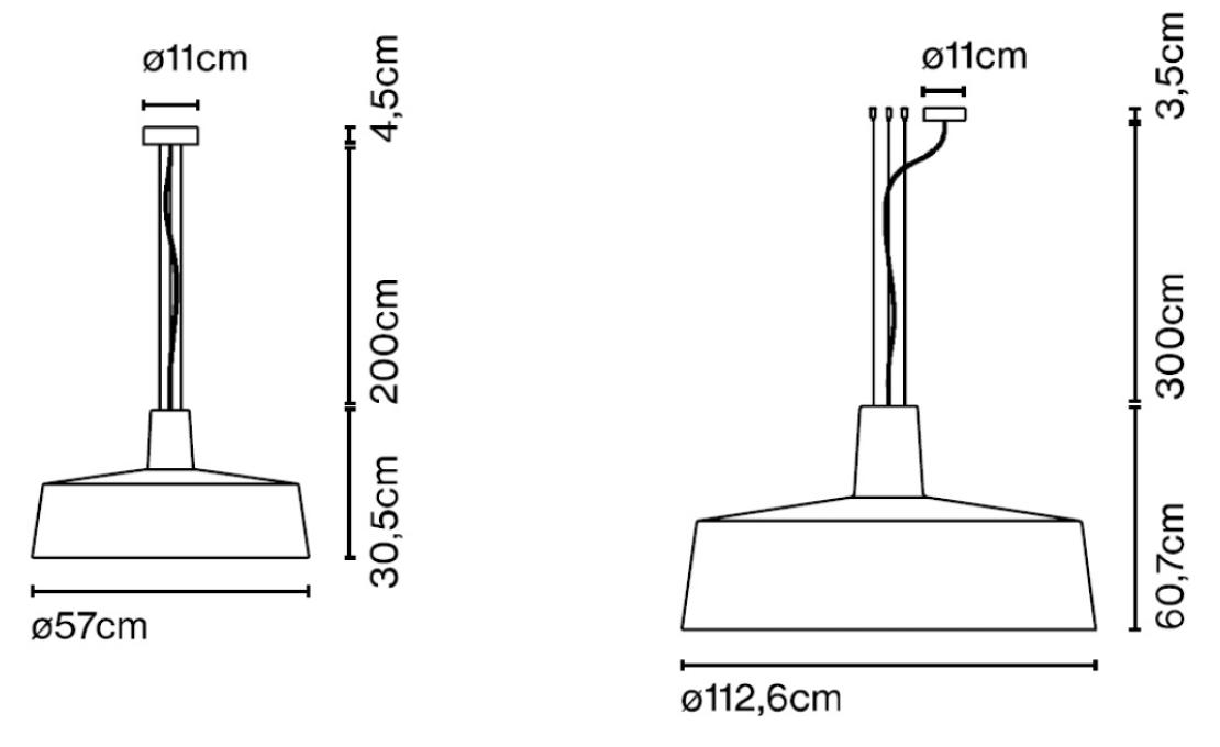 Подвесной светильник от фабрики Marset модель SOHO SUSPENSION LAMP