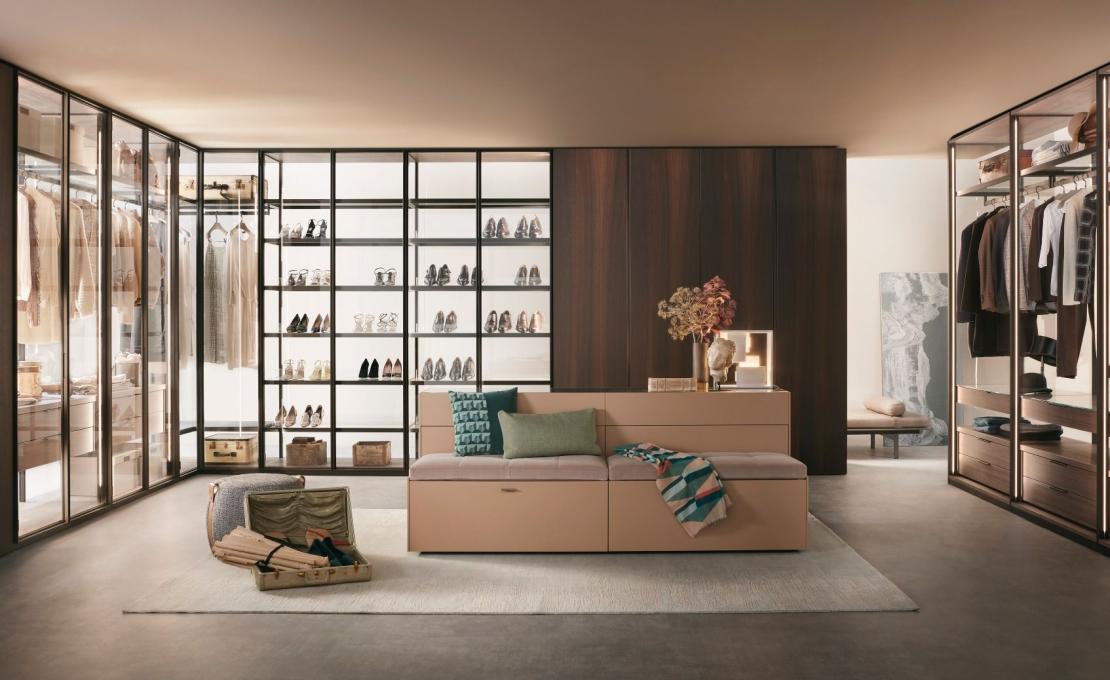 Гардеробная модульная система от Lema модель Armadio al Centimetro System