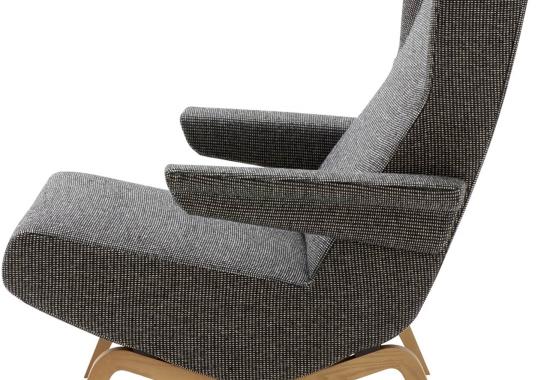 Кресло Ligne Roset Archi Armchair With Wooden Base image 2