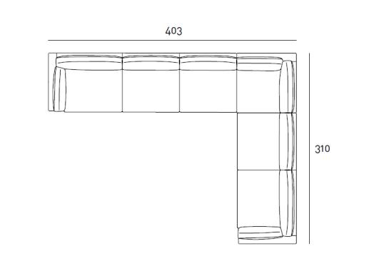 Диван Living Divani Floyd-Hi 2 Modular Sofa image 5
