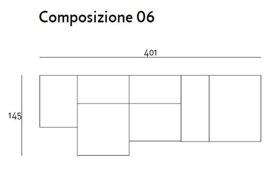 Диван Living Divani EXTRA WALL MODULAR SOFA image 6