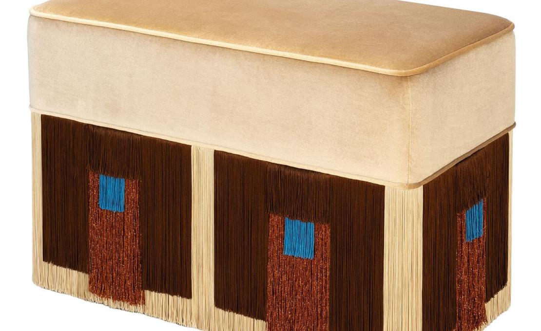 Банкетка прямоугольная от фабрики Lorenza Bozzoli Couture модель Cleo