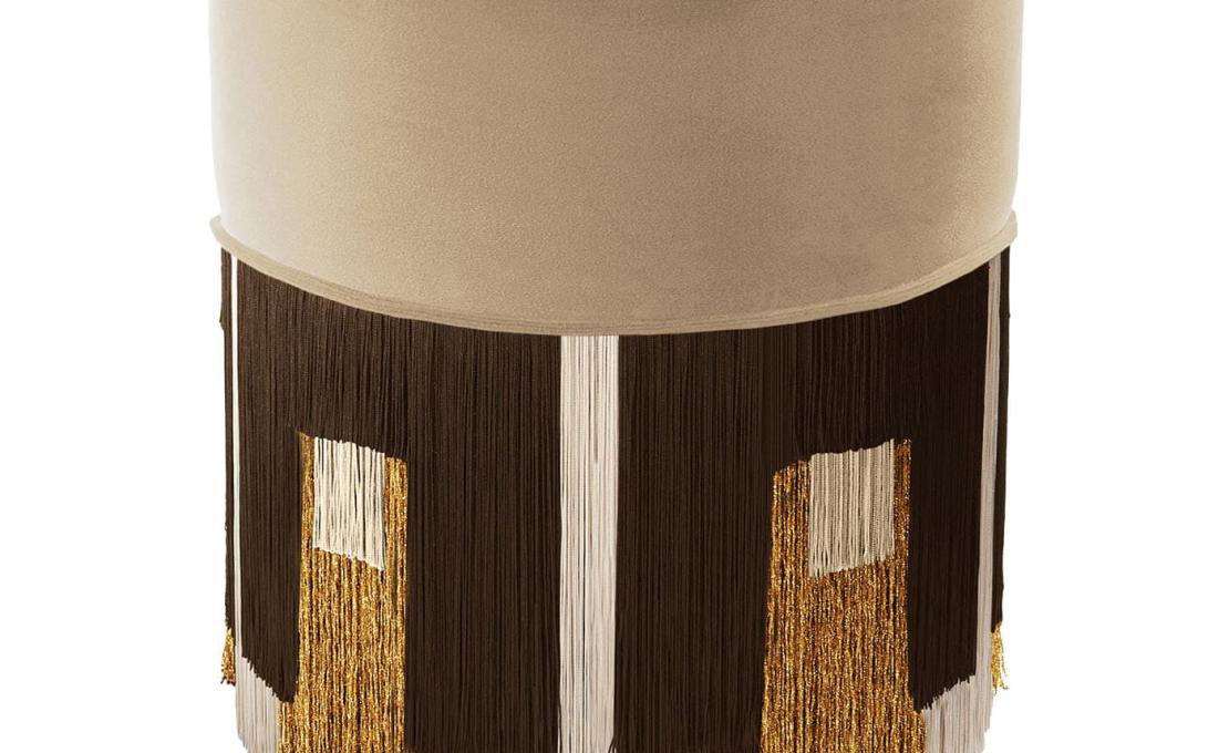 Пуф от фабрики Lorenza Bozzoli Couture модель Cleo