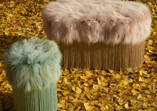 Пуф от фабрики Lorenza Bozzoli Couture модель Tiffany