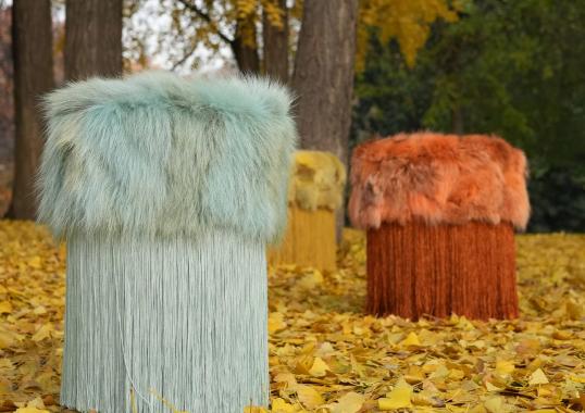 Пуф от фабрики Lorenza Bozzoli Couture модель Tiffany