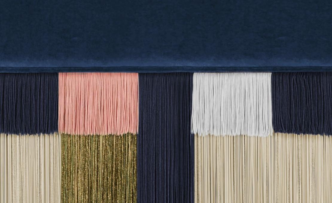 Банкетка от фабрики Lorenza Bozzoli Couture модель Wien Polychrome