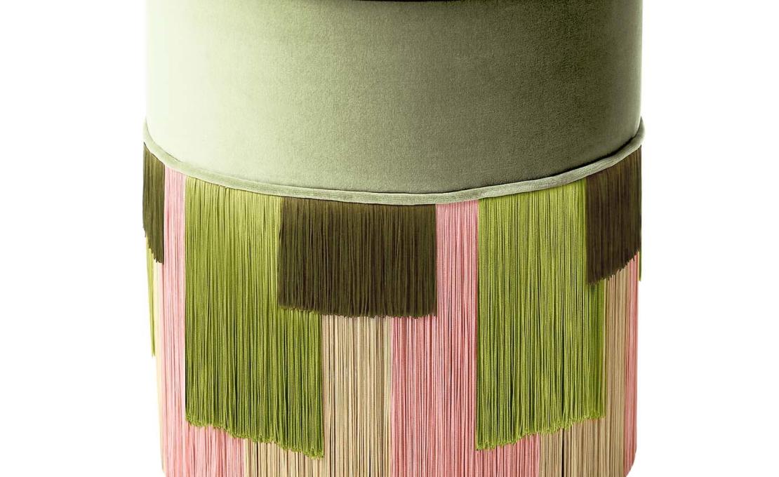 Круглый пуф от фабрики Lorenza Bozzoli Couture модель