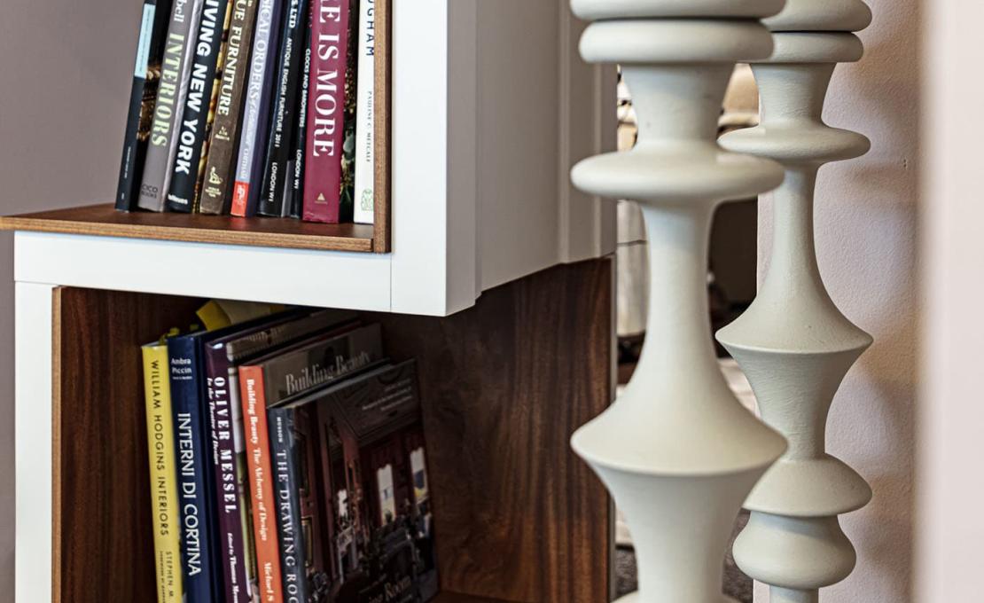 Книжный стеллаж от фабрики Provasi модель Akiba White