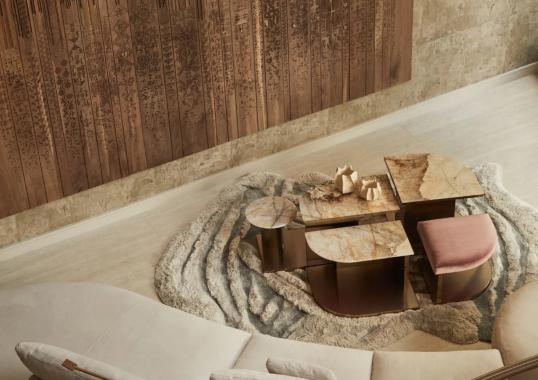 Панно на стену Shawl Alnada Wallnut от фабрики IPE CAVALLI image 3