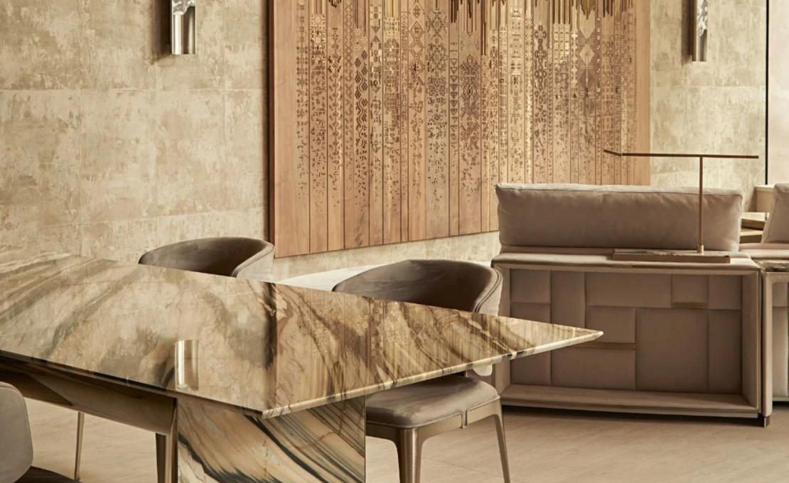 Панно на стену Cubic IPE CAVALLI — дизайнерское деревянное панно