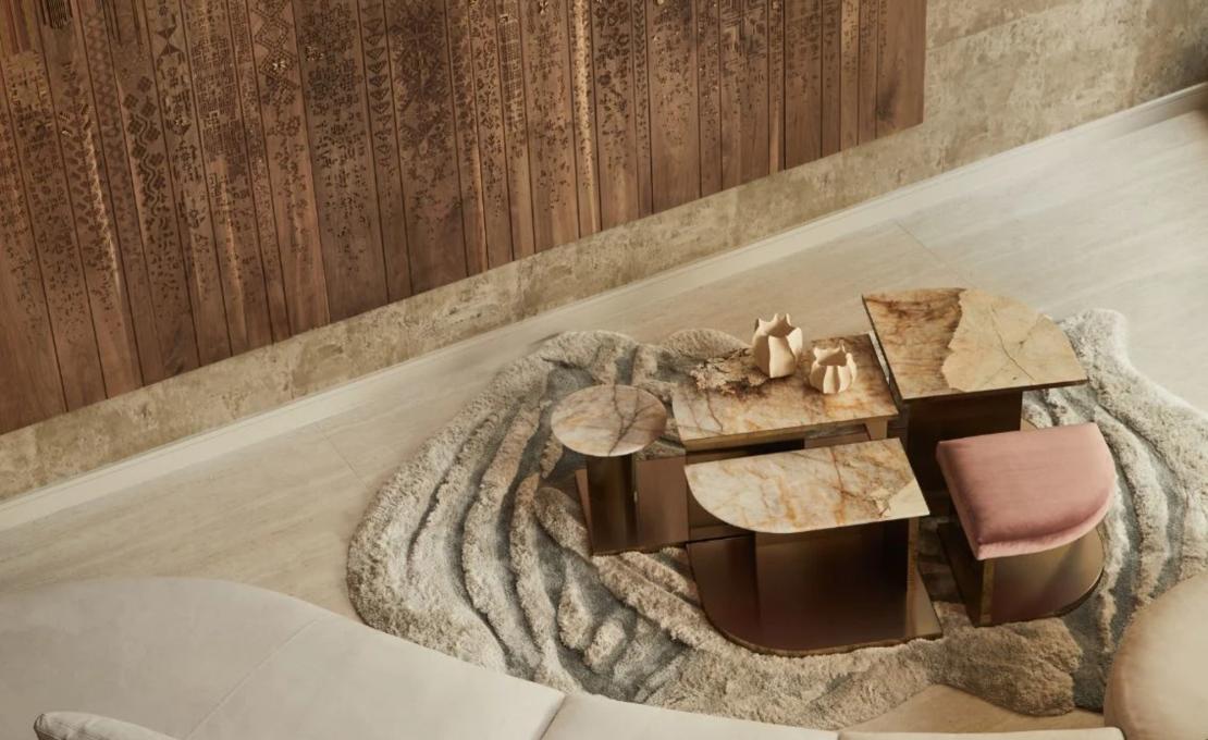 Панно на стену Cubic IPE CAVALLI — дизайнерское деревянное панно