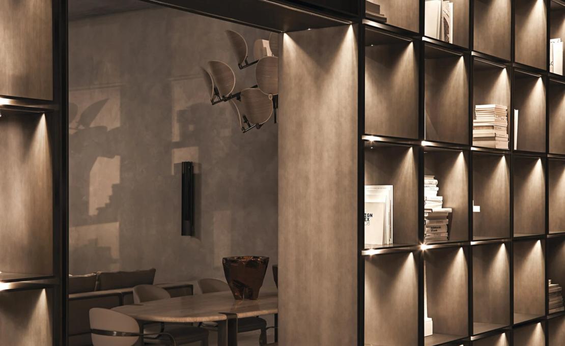 Библиотека C-Square IPE CAVALLI — алюминиевая система с LED