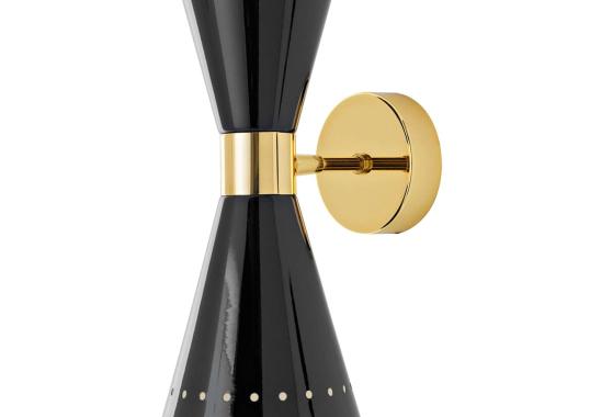 Настенный светильник Stilnovo Megafono Black image 1