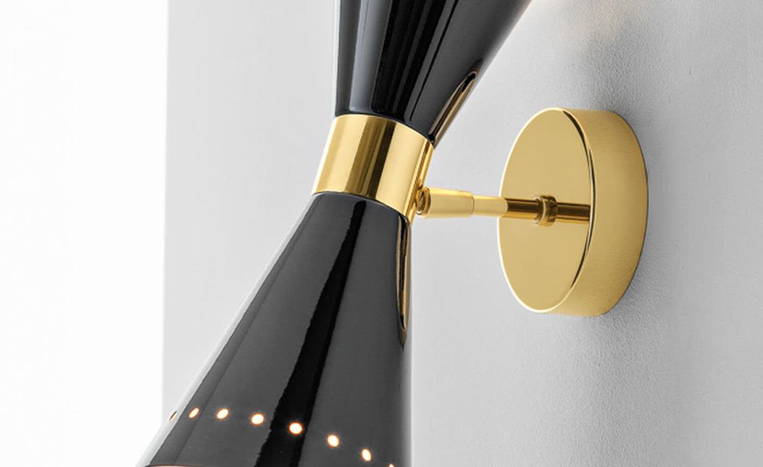 Настенный светильник от фабрики Stilnovo модель Megafono Black