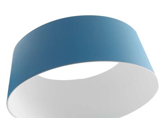 Настенный светильник Stilnovo Oxygen W2 Blue image 1