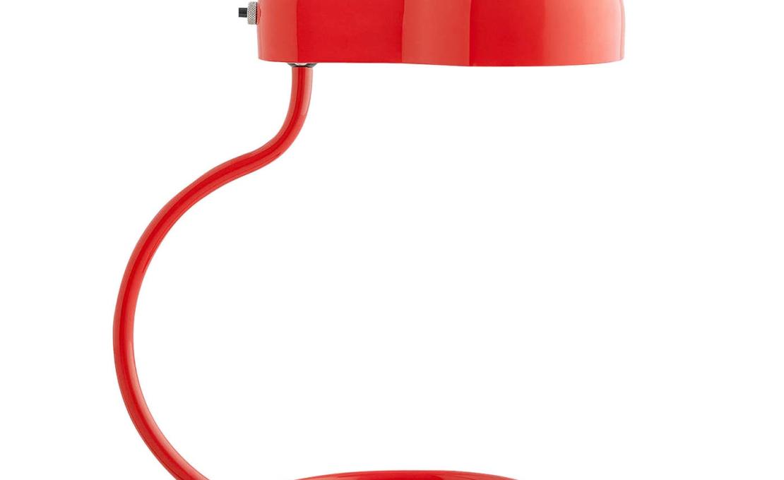 Настольная лампа от фабрики Stilnovo модель MiniTopo Total Red