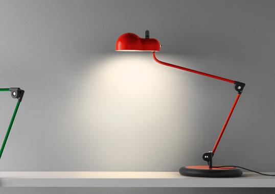 Настольная лампа Stilnovo Topo Red image 2