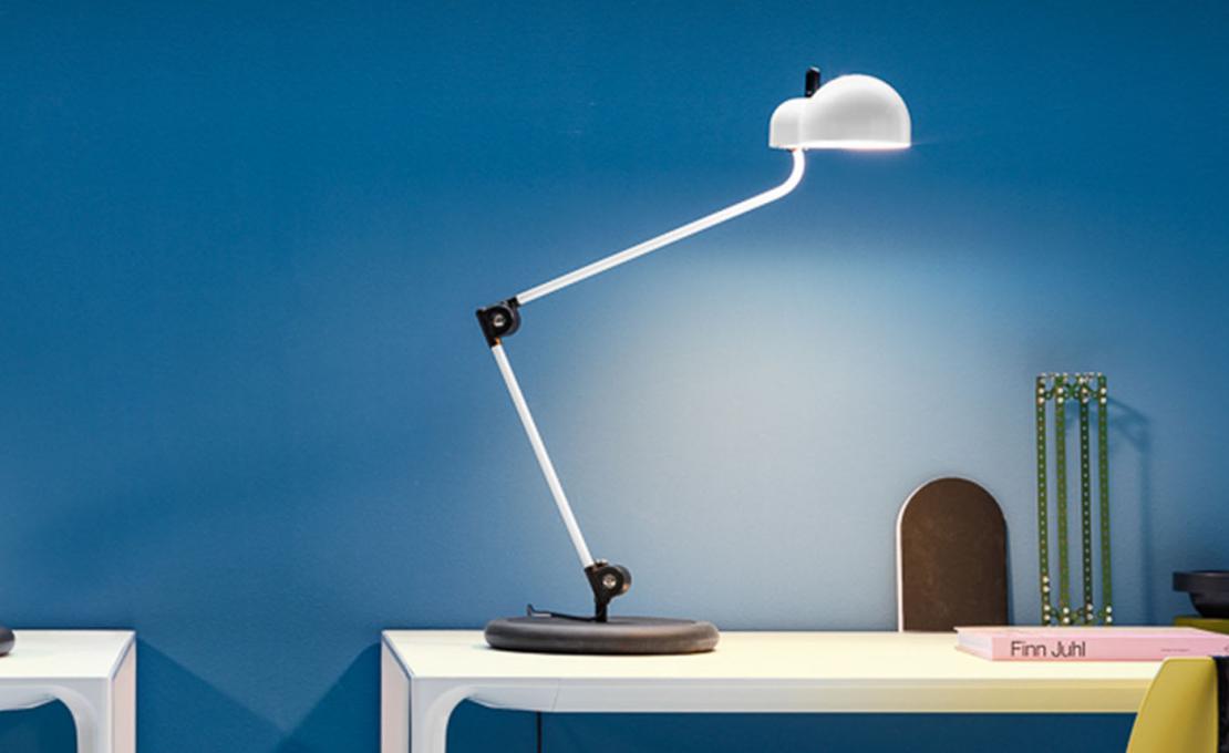 Настольная лампа от фабрики Stilnovo модель Topo White