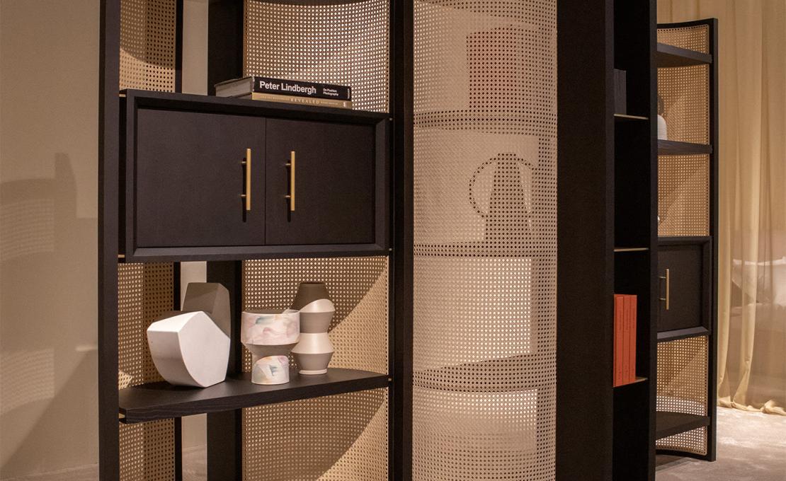 Книжный стеллаж от фабрики Black Tie модель Itoku Vienna Straw