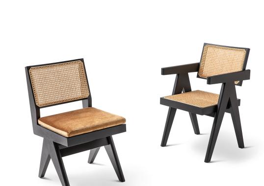 Стул от фабрики Cassina модель Capitol Complex Hommage à Pierre Jeanneret