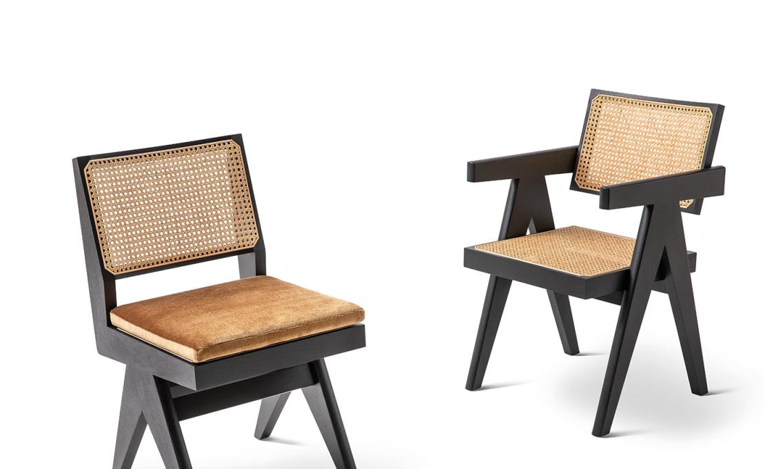 Стул от фабрики Cassina модель Capitol Complex Hommage à Pierre Jeanneret