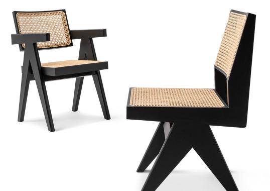 Стул от фабрики Cassina модель Capitol Complex Hommage à Pierre Jeanneret