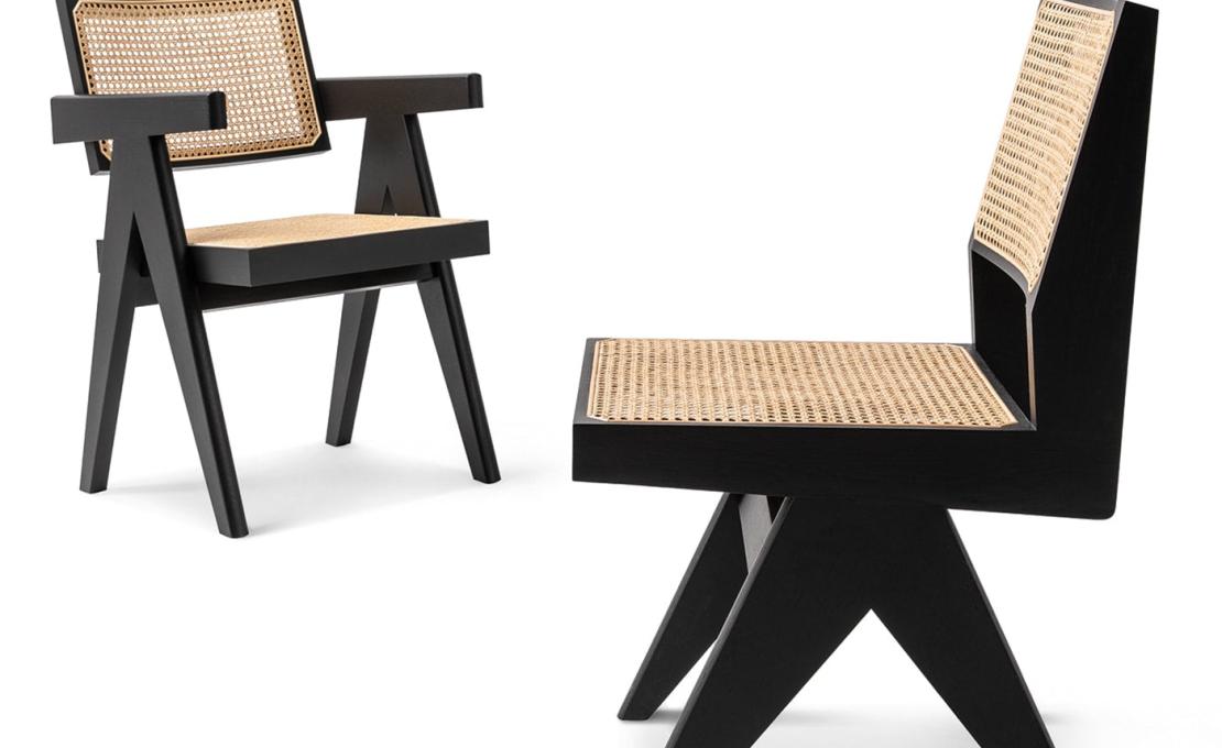 Стул от фабрики Cassina модель Capitol Complex Hommage à Pierre Jeanneret