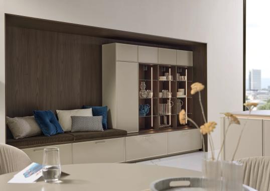 Кухня EVORA LACK Greige soft matt от фабрики Nolte image 1