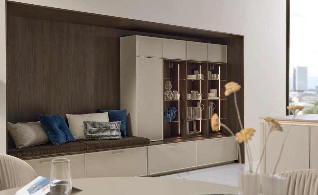 Мебель для кухни EVORA LACK Greige soft matt от Nolte