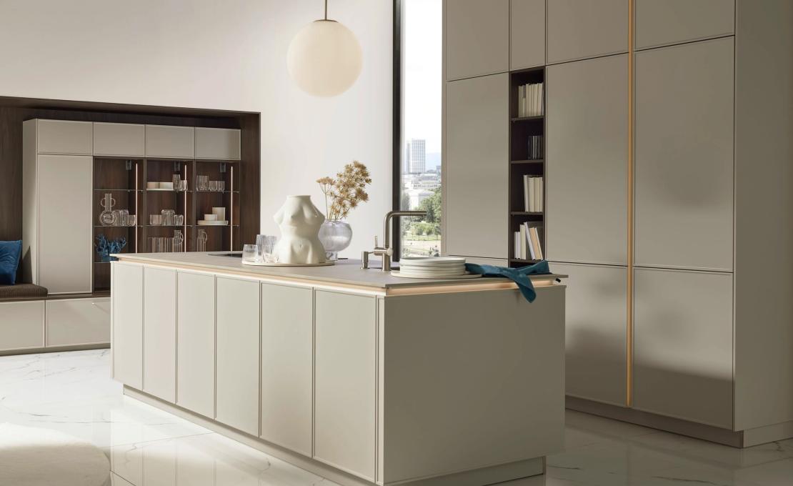 Мебель для кухни EVORA LACK Greige soft matt от Nolte