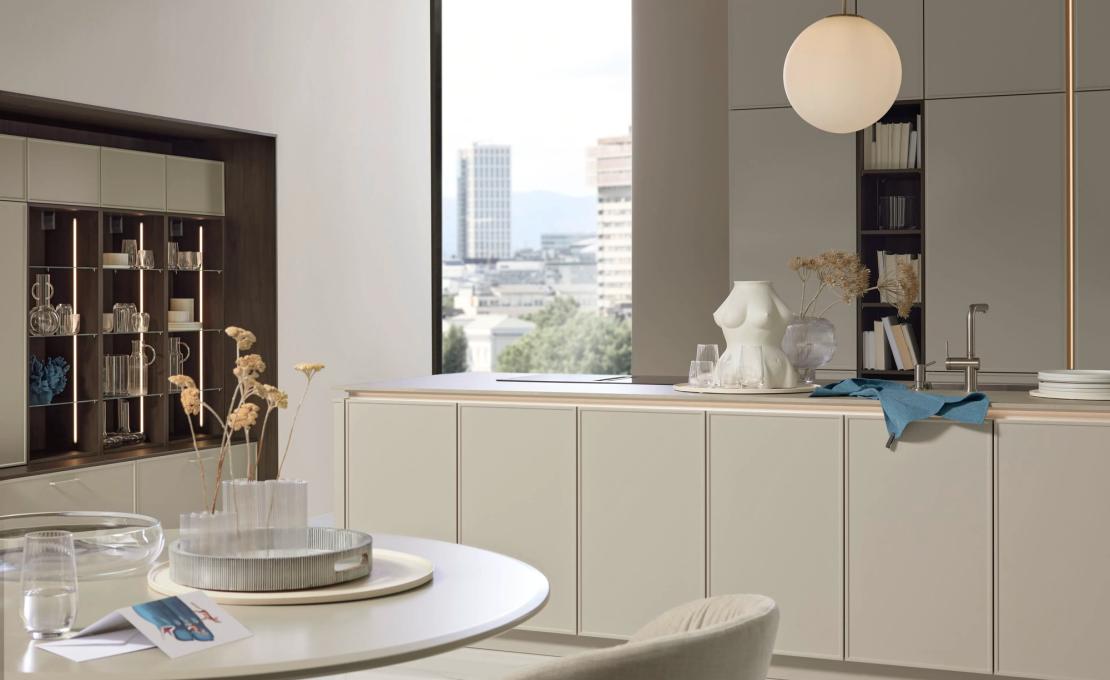 Мебель для кухни EVORA LACK Greige soft matt от Nolte