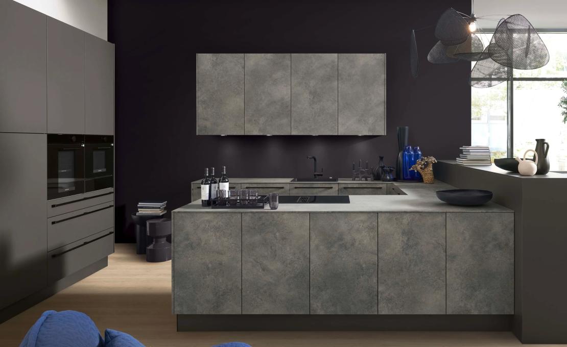 Кухня CANTERA SAND LIME LAVA GREY от фабрики Nolte