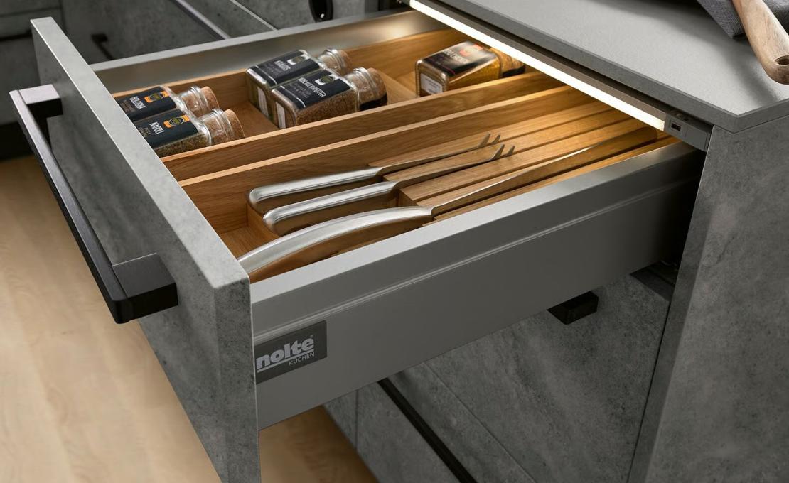 Кухня CANTERA SAND LIME LAVA GREY от фабрики Nolte