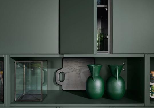 Кухня FRAME LACK/SOFT LACK BLACK GREEN от фабрики Nolte image 6