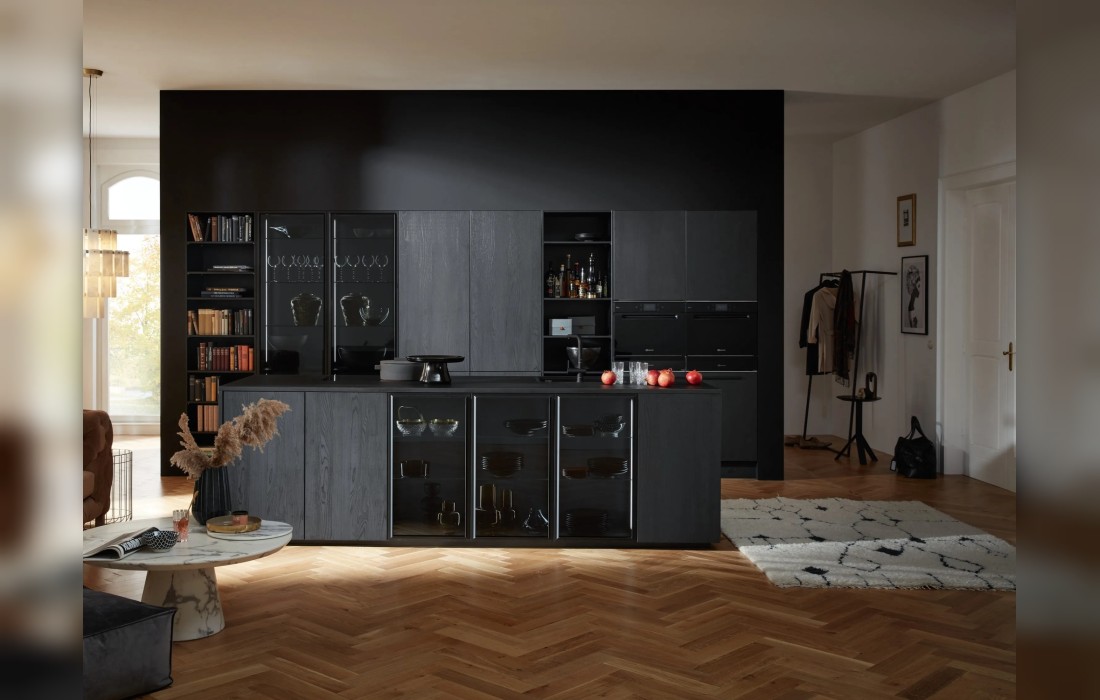 Кухня MANHATTAN OAK NERO от Nolte: элегантность и стиль