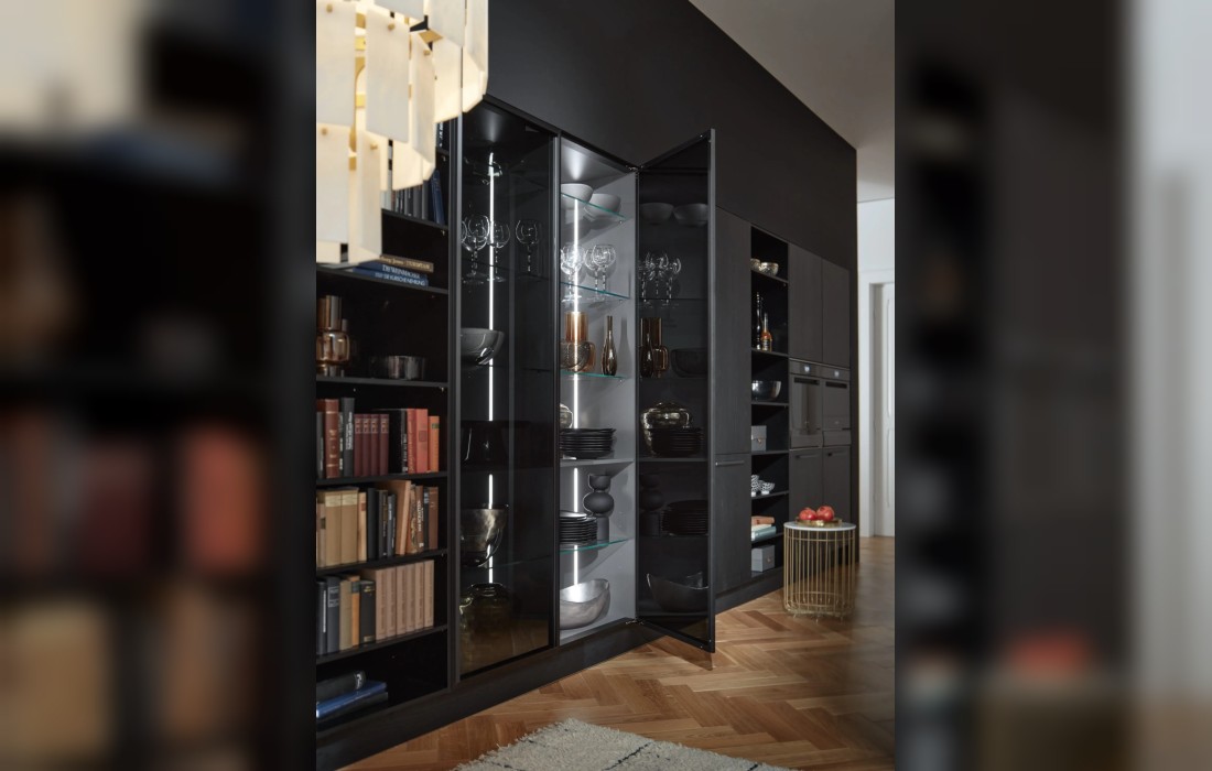 Кухня MANHATTAN OAK NERO от Nolte: элегантность и стиль