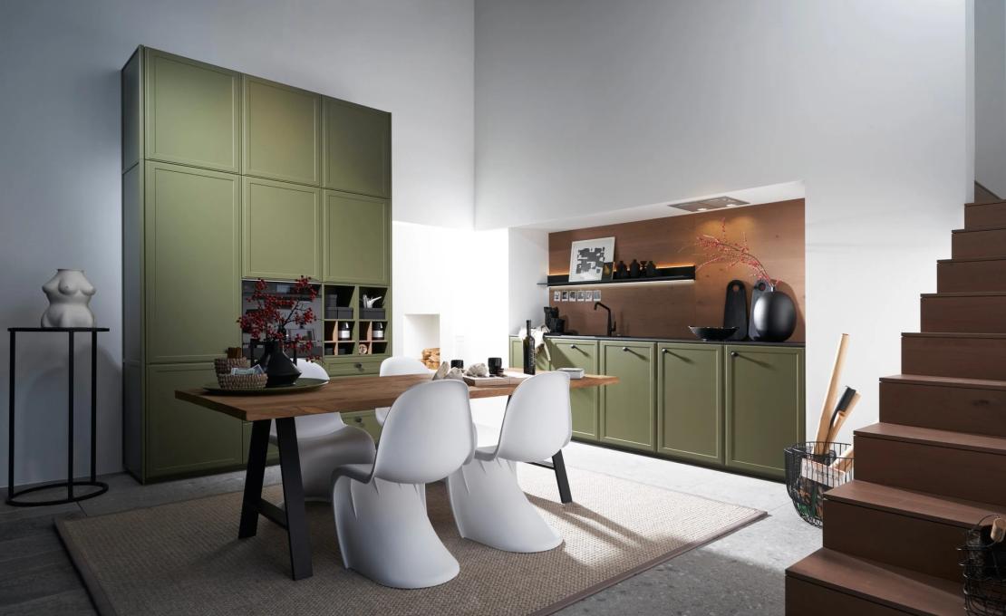 Кухня TORINO LACK OLIVE от Nolte