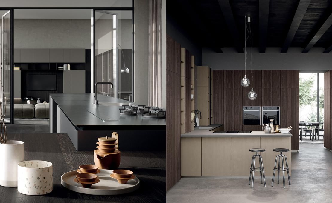 Кухня Y от Zampieri: асимметрия, минимализм, индивидуальный дизайн