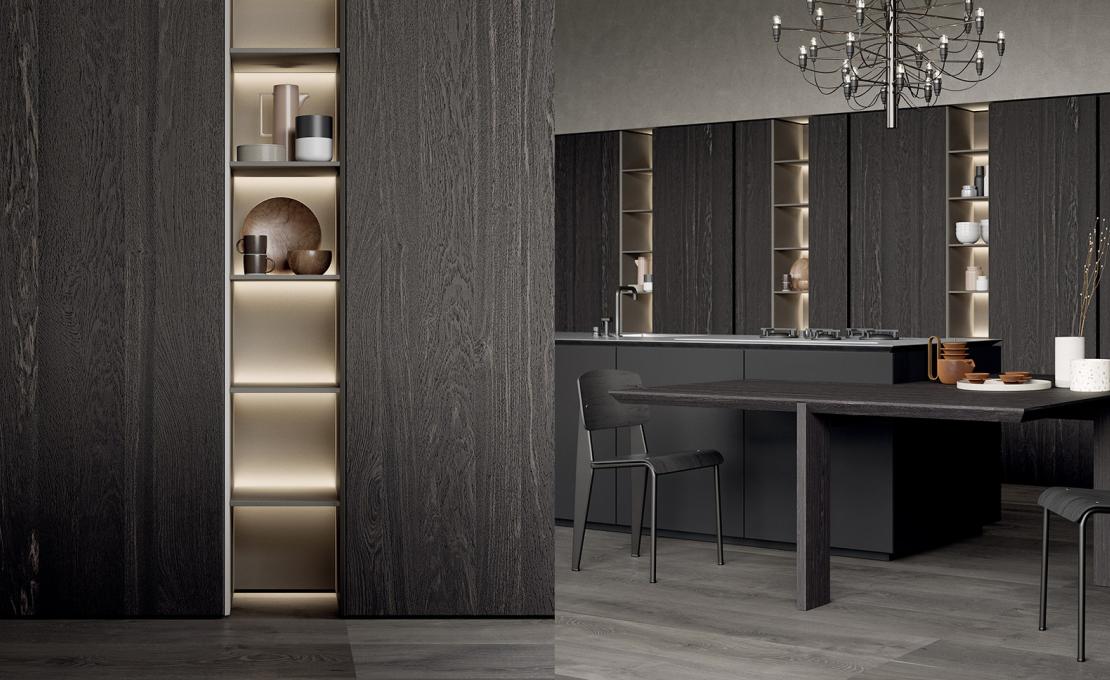 Кухня Y от Zampieri: асимметрия, минимализм, индивидуальный дизайн