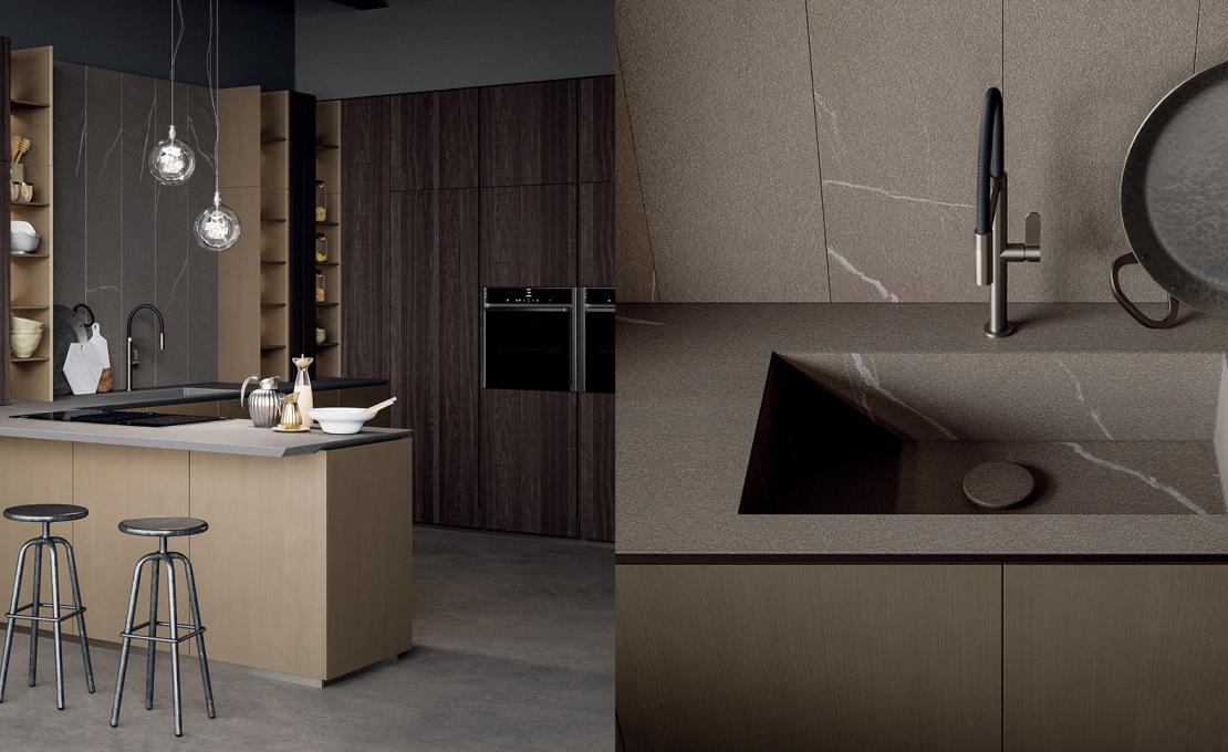 Кухня Y от Zampieri: асимметрия, минимализм, индивидуальный дизайн