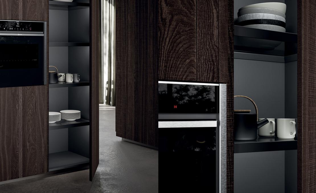 Кухня Y от Zampieri: асимметрия, минимализм, индивидуальный дизайн