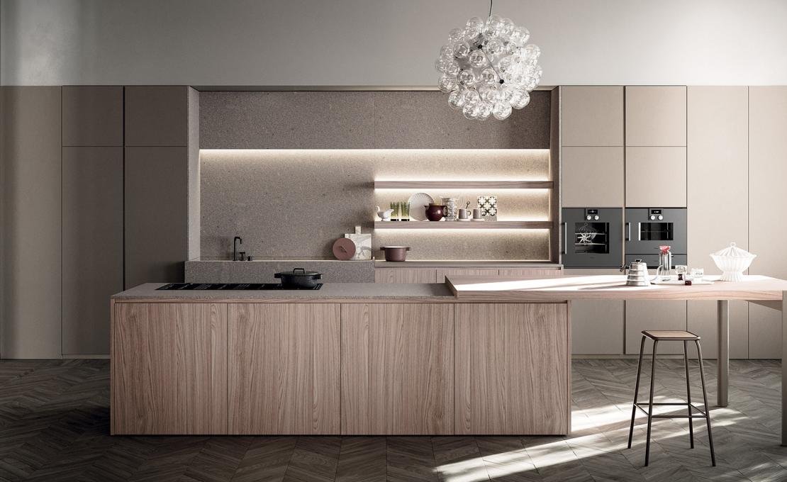 Кухня Line от Zampieri: современный дизайн, элегантность, функциональность