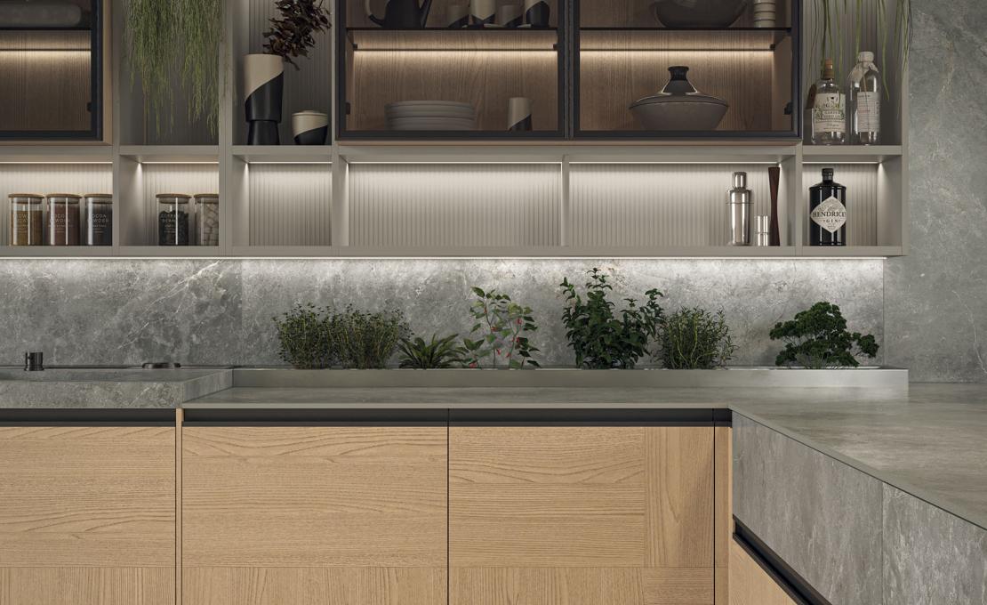 Кухня Loggia In от Zampieri: дизайн Стефано Каваццаны, кастомизация, стиль