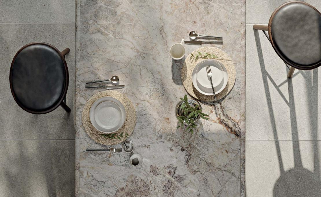 Кухня Corner от Zampieri — система облицовки для островов и полуостровов