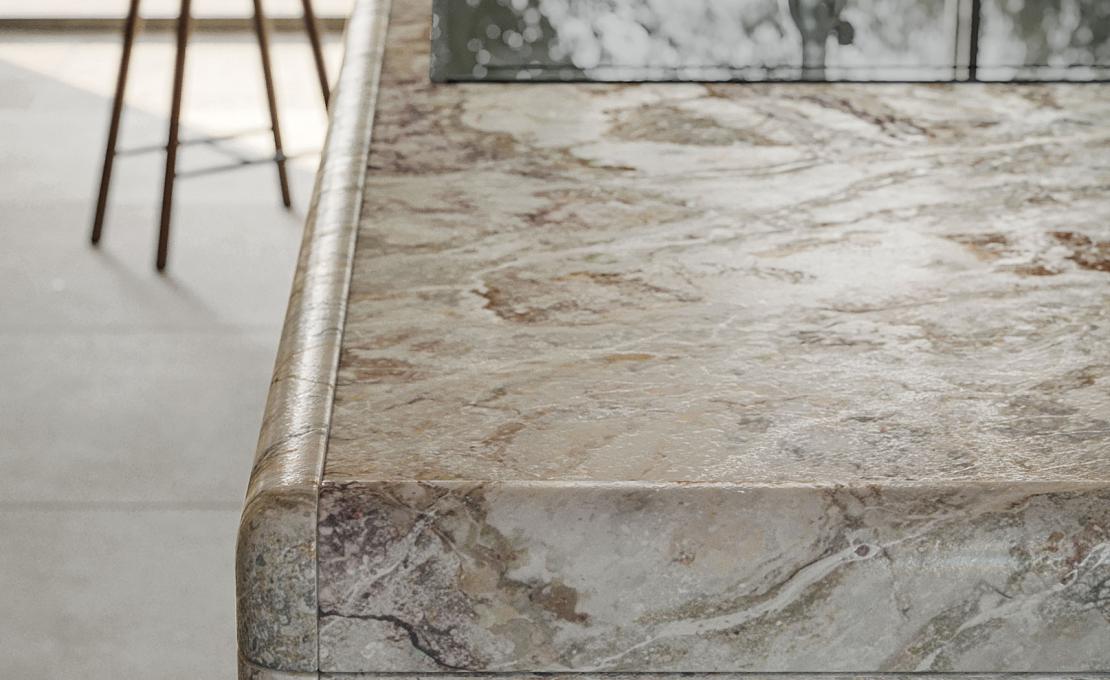 Кухня Corner от Zampieri — система облицовки для островов и полуостровов