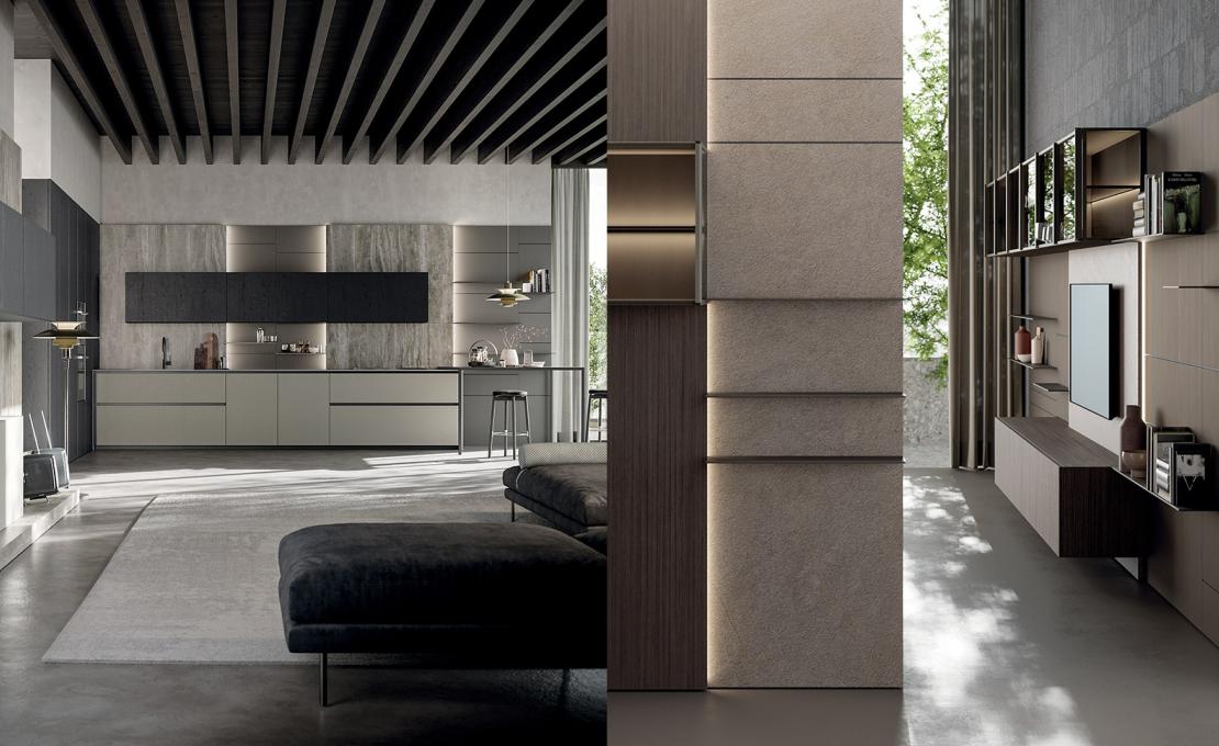 Кухня Axis от Zampieri — вневременной дизайн и функциональное зонирование