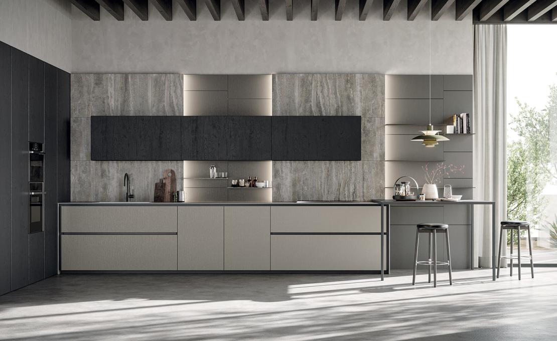 Кухня Axis от Zampieri — вневременной дизайн и функциональное зонирование