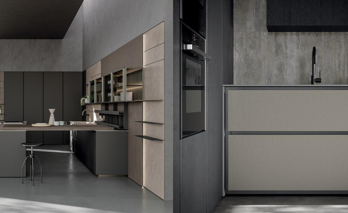 Кухня Axis от Zampieri — вневременной дизайн и функциональное зонирование